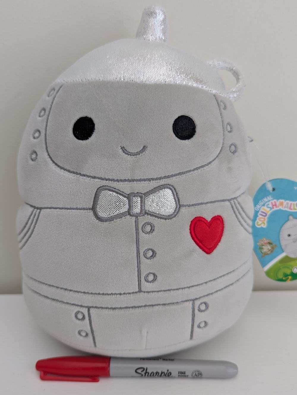 NWT 8" The Tin Man Squishmallows Wizard Of Oz 85th Anniversary Collab Tinman
